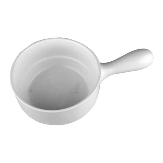 Aparelho Para Fondue 8 Peças Em Cerâmica 24,5cm por 15,5cm Cor Branca